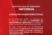 Atención monotributistas