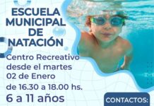 Inscripciones Escuela Municipal de Natación