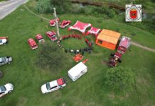 Bomberos de nuestra ciudad participaron en la búsqueda del cuerpo de una persona en el cauce del Río Tercero
