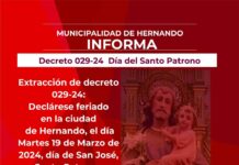 Feriado por el día de San José, patrono de nuestra ciudad