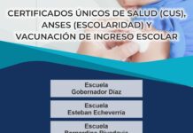 Certificados Únicos de Salud (CUS), Anses (escolaridad) y vacunación de ingreso escolar