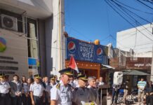 Autoridades municipales presentes en el ascenso del Comisario Turletti