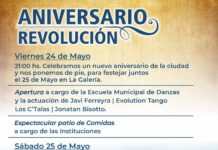 Eventos por el cumpleaños de nuestra ciudad y por un nuevo aniversario de la revolución de Mayo