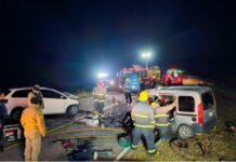 Accidente de tránsito entre Pampayasta y Hernando