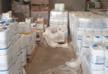Controles y clausura de un depósito de fitosanitarios en Hernando