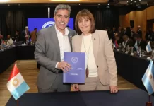 Quinteros acompañó a Bullrich en el Consejo de Seguridad Interior
