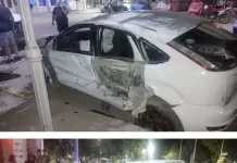 Accidente de tránsito en zona céntrica