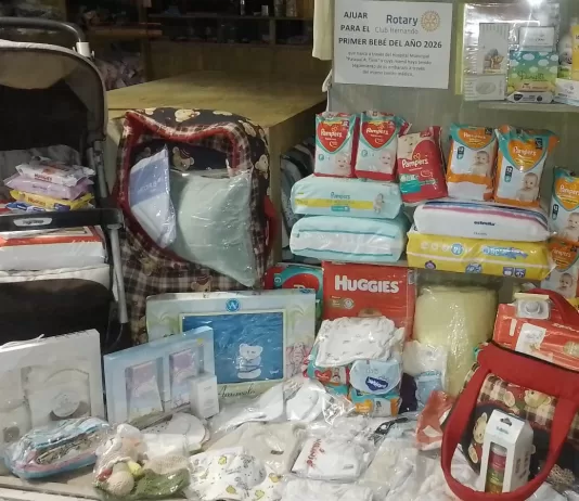 Rotary armó el ajuar y espera el primer nacimiento del año