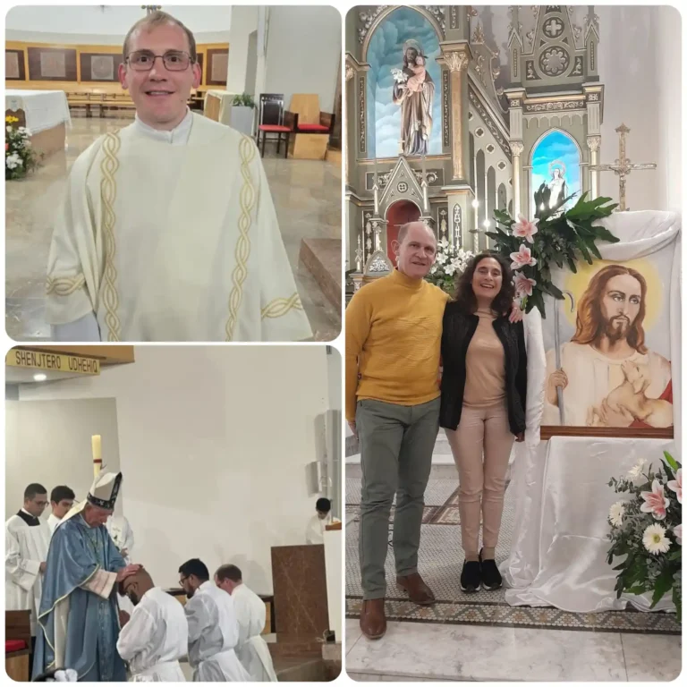 Jorge Sales se ordenó de diácono en Albania