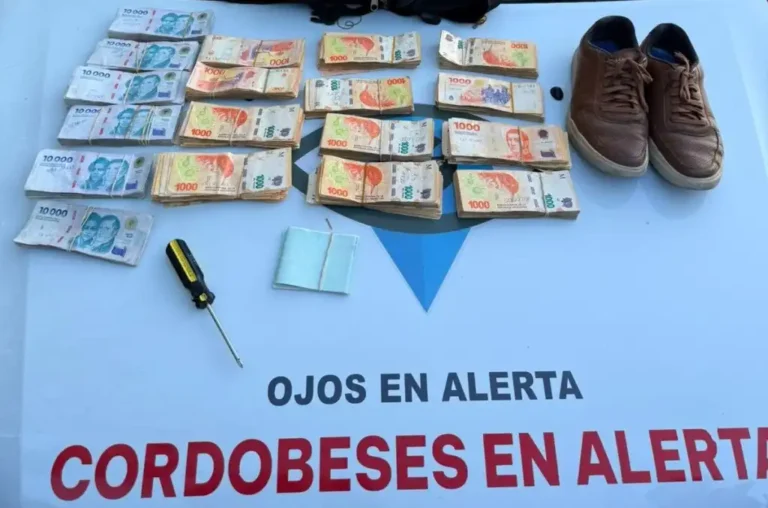 Cordobeses en Alerta: robó cheques y efectivo por más de $80 millones y quedó detenido